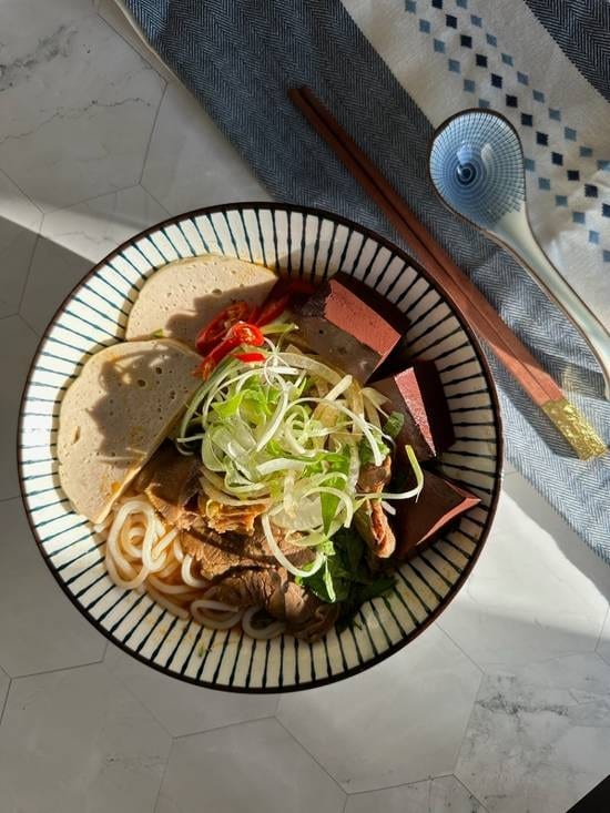 Spicy Lemongrass Noodle Soup.
