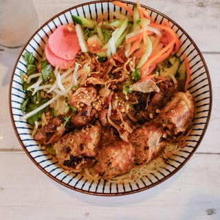 Classic Vermicelli Bowl (Bun Thit Nuong, Cha Gio)