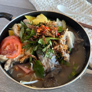 Sour Tamarind Fish Soup (Canh Chua)