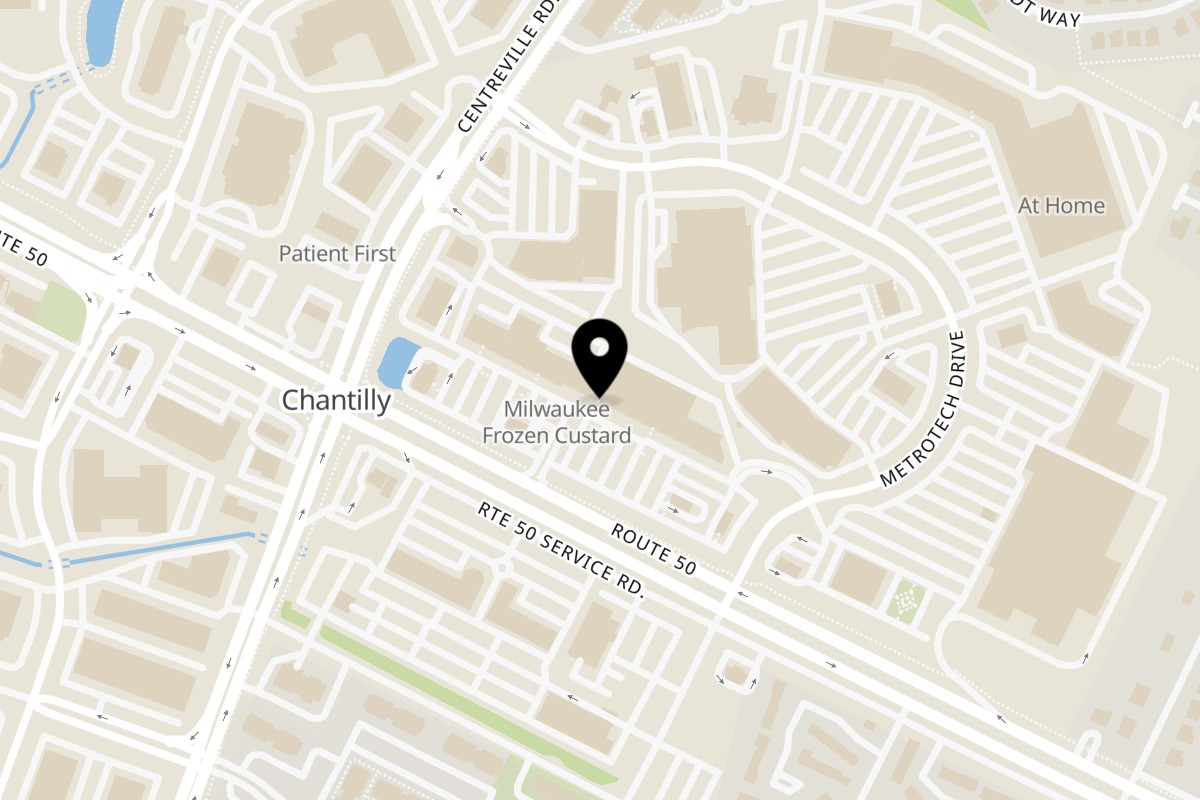 Map showing the location of Saigon Bistro Saigon Bistro Chantilly on 13924 US-50 in Chantilly