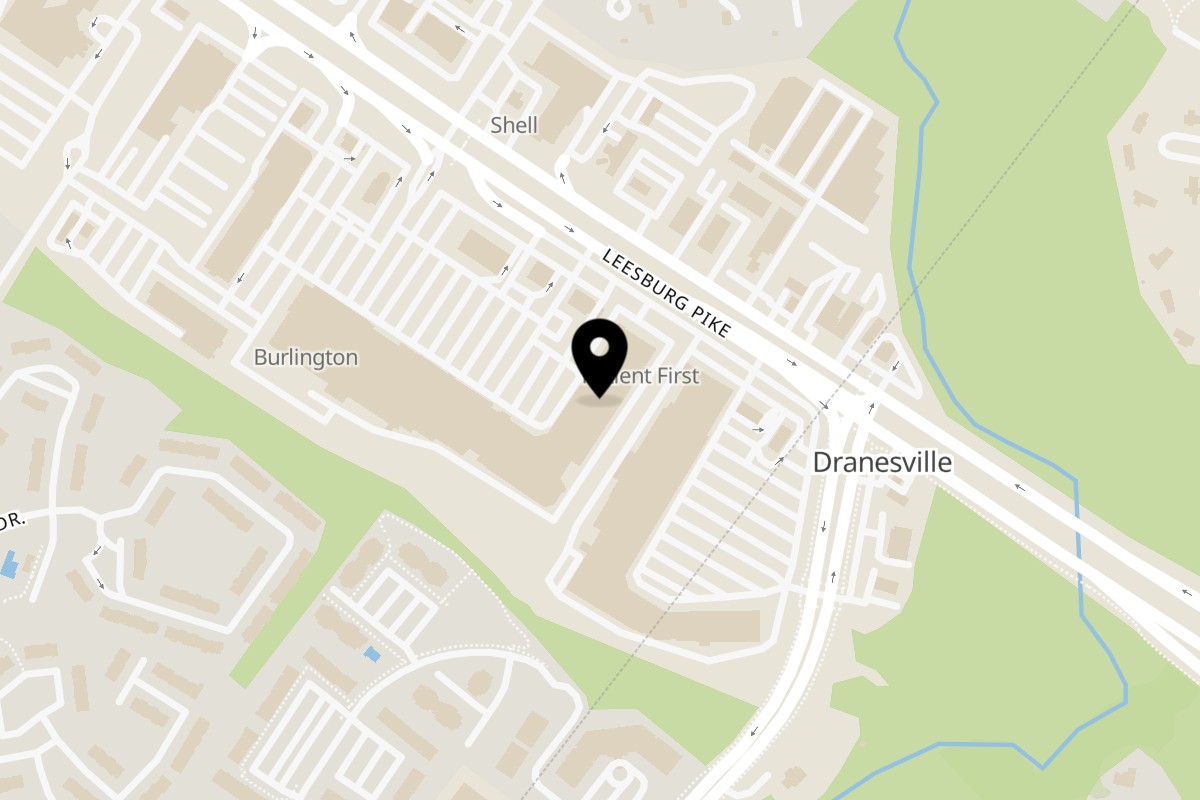 Map showing the location of Saigon Bistro Saigon Bistro Sterling on 47100 Community Plaza #124 in Sterling
